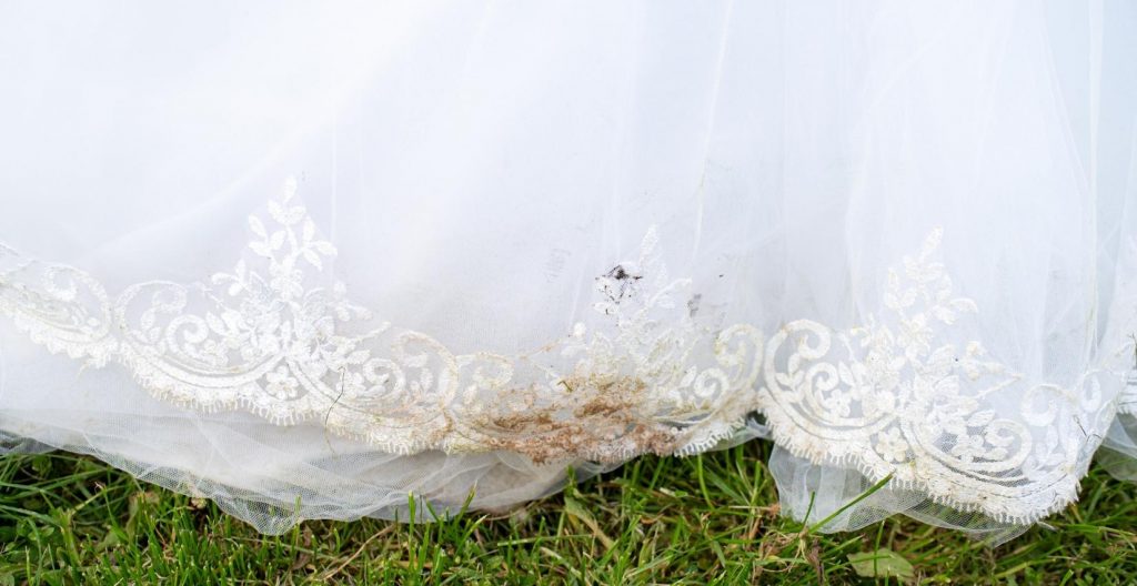 Wedding Gown Stains